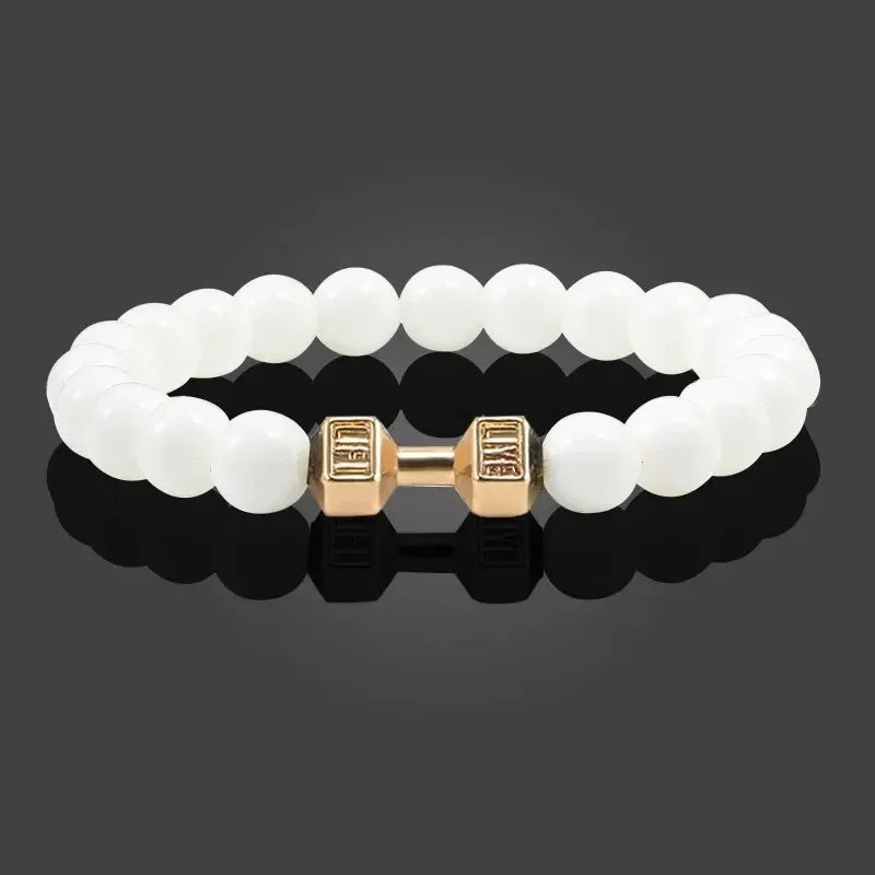 Vintage Natural Stone Bead Bracelet