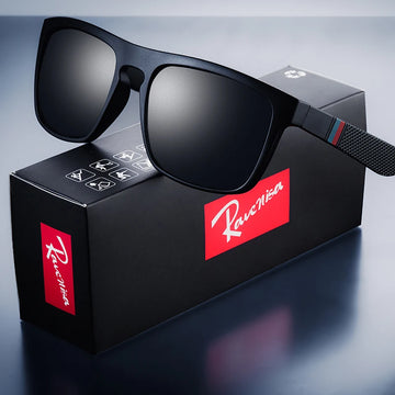 Ravenisa Vintage Polarized Rectangle Sunglasses