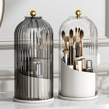 Rotating Makeup Brush Organizer